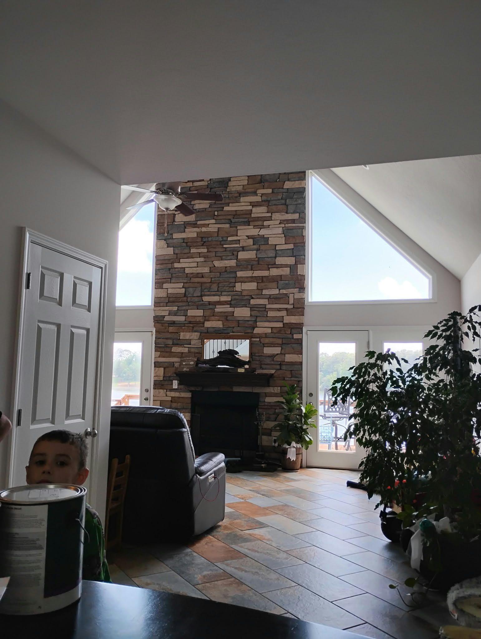 Rock Walls are an option as well, with advanced notice